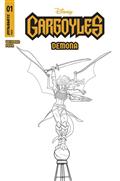 Gargoyles Demona #1 Cvr M Inc 1:10 Frank Paur Line Art Var-Originally Mar250022