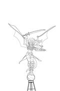 Gargoyles Demona #1 Cvr O Inc 1:15 Frank Paur Line Art Virgin Var-Originally Mar250024