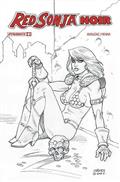 Red Sonja Noir #1 (One Shot) Cvr H Inc 1:15 Joseph Micheal Linsner Line Art Var-Originally Apr250051