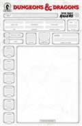 Dungeons & Dragons Total Party Killers #1 (Cvr E) (Blank Cover-Character Sheet)