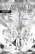Supernatural Special Castiel #1 (One Shot) Cvr H Inc 1:10 Pasquale Qualano Line Art Var