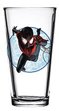 Toon Tumblers Series 3 Miles Morales Clear Pint Glass (C: 1-