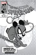 AMAZING-SPIDER-MAN-35-100-COPY-INCV-DISNEY100-BW-VAR