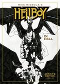 MIKE MIGNOLAS HELLBOY IN HELL ARTISTS EDITION HC BOOK 02 MIKE MIGNOLA CVR