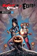 Harley Quinn X Elvira #1 Cvr C Joseph Michael Linsner Var