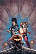 Harley Quinn X Elvira #1 Cvr T Inc 1:30 Joseph Michael Linsner Virgin Var