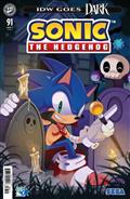 Sonic The Hedgehog #91 Variant E (Kareh IDW Goes Dark Variant)