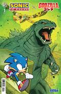 Sonic The Hedgehog X Godzilla #3 Cover A (Lawrence)