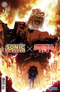 Sonic The Hedgehog X Godzilla #3 Variant B (Cizmesija)