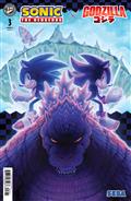 Sonic The Hedgehog X Godzilla #3 Variant Ri 1:15 (Haines)