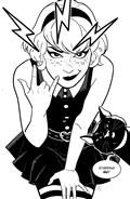 Sabrina The Teenage Witch #1 Cvr L Inc 1:250 Kano B&W Var