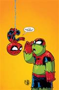 Spider-Man/Hulk Fire And Brimstone #1 Skottie Young Ratio Virgin 2Nd Printing Variant[1:25]