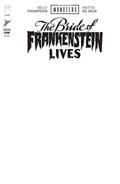 Universal Monsters Bride of Frankenstein Lives #1 (of 4) Cvr I Blank Sketch Var