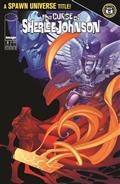 Spawn Curse of Sherlee Johnson #8 Cvr B Chris Stevens B&W Virgin Var