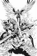 Spawn Scorched #56 Cvr B Yildiray Cinar B&W Virgin Var