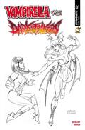 VAMPIRELLA-VS-DARKSTALKERS-SPECIAL-1-(ONE-SHOT)-CVR-K-INC-115-JOSEPH-MICHAEL-LINSNER-LINE-ART-VAR