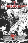 VALENTINE-BLUFFS-MASSACRE-IRON-HEART-2-(OF-2)-CVR-D-ROY-ALLAN-MARTINEZ-LIMITED-BW-VAR-(MR)-Limited-to-350-copies-Allocations-May-Occur