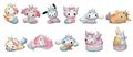 Hello Kitty & Friends S4 Unicorn 24Pc 3D Bag Clip Bmb Ds (C: