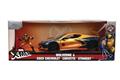 Marvel Wolverine 2020 Corvette W/Fig 1/24 Die-Cast Vehicle (Net)