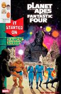 Planet of The Apes Vs. Fantastic Four #1 German Peralta Homage Variant