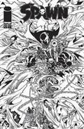 Spawn #375 Cvr B Harvey Tolibao B&W Var