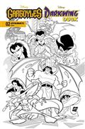 GARGOYLES-DARKWING-DUCK-2-CVR-E-INC-110-CIRO-CANGIALOSI-LINE-ART-VAR