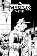 Muppets Noir #1 Cvr F Inc 1:10 Declan Shalvey Line Art Var