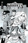 Muppets Noir #1 Cvr G Inc 1:15 Roger Langridge Line Art Var