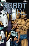 ROBOT-GIRL-11-CVR-B-MIKE-WHITE-RIGHT-SIDE-CONNECTING-COVER-BAGGED-WITH-TRADING-CARD-VAR