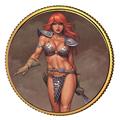 Red Sonja Gold Coll Coin #3 Linsner 