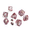 RESIN-DICE-BLOODY-SKULL-7PC-SET-(Net)-