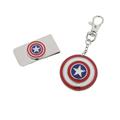 Marvel Captain America Key Chain & Money Clip Box Set (Net)