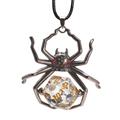 D20 Necklace Black Widow 