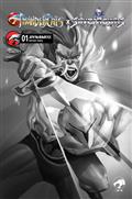 Thundercats X Silverhawks #1 Cvr K Inc 1:20 Eric Canete B&W Var