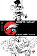Thundercats X Silverhawks #1 Cvr N Inc 1:35 Declan Shalvey Line Art Var