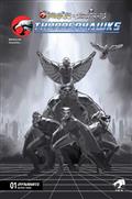 Thundercats X Silverhawks Thunderhawks #1 Cvr J Inc 1:15 Marco Failla B&W Var