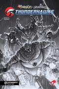 Thundercats X Silverhawks Thunderhawks #1 Cvr N Inc 1:35 Alessandro Ranaldi B&W Var