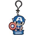Marvel Heroes Captain America Pvc Soft Touch Bag Clip (C: 1-