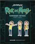 Rick And Morty Morty Temporary Tattoo 3 Pk (Net) (C: 1-1-2)