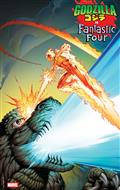 Godzilla vs Fantastic Four #1 Mark Bagley Foil Var (Net)