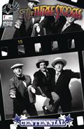 Three Stooges Centennial #1 Kickstarter B&W Photo Cvr E