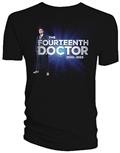 Doctor Who Celebration Fourteenth Doctor Sz S Navy Ts (Net)