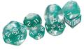 THRACIAN-AZURE-SWIRL-DICE-DCC-FUNKY-7-SET-