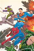 DC Marvel Superman Spider-Man #1 (One Shot) Cvr J Mikel Janin Superman & Spider-Man vs Lex Luthor & Green Goblin Card Stock Var