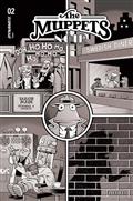 MUPPETS-NOIR-2-CVR-E-INC-115-ROGER-LANGRIDGE-LINE-ART-VAR