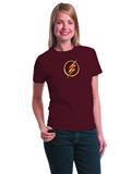 Flash Tv Symbol Womens T/S Lg (C: 1-1-0)