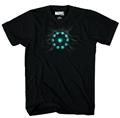 Iron Man Arc Reactor Blk T/S Lg (C: 1-1-0)