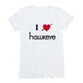 Marvel I Heart Hawkeye White T/S Lg (C: 1-1-0)