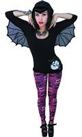Kreepsville Bat Hooded Womens Tunic Lg (C: 0-1-1)