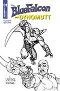 Blue Falcon & Dynomutt #1 Cvr L Inc 1:10 Joseph Michael Linsner Line Art Var